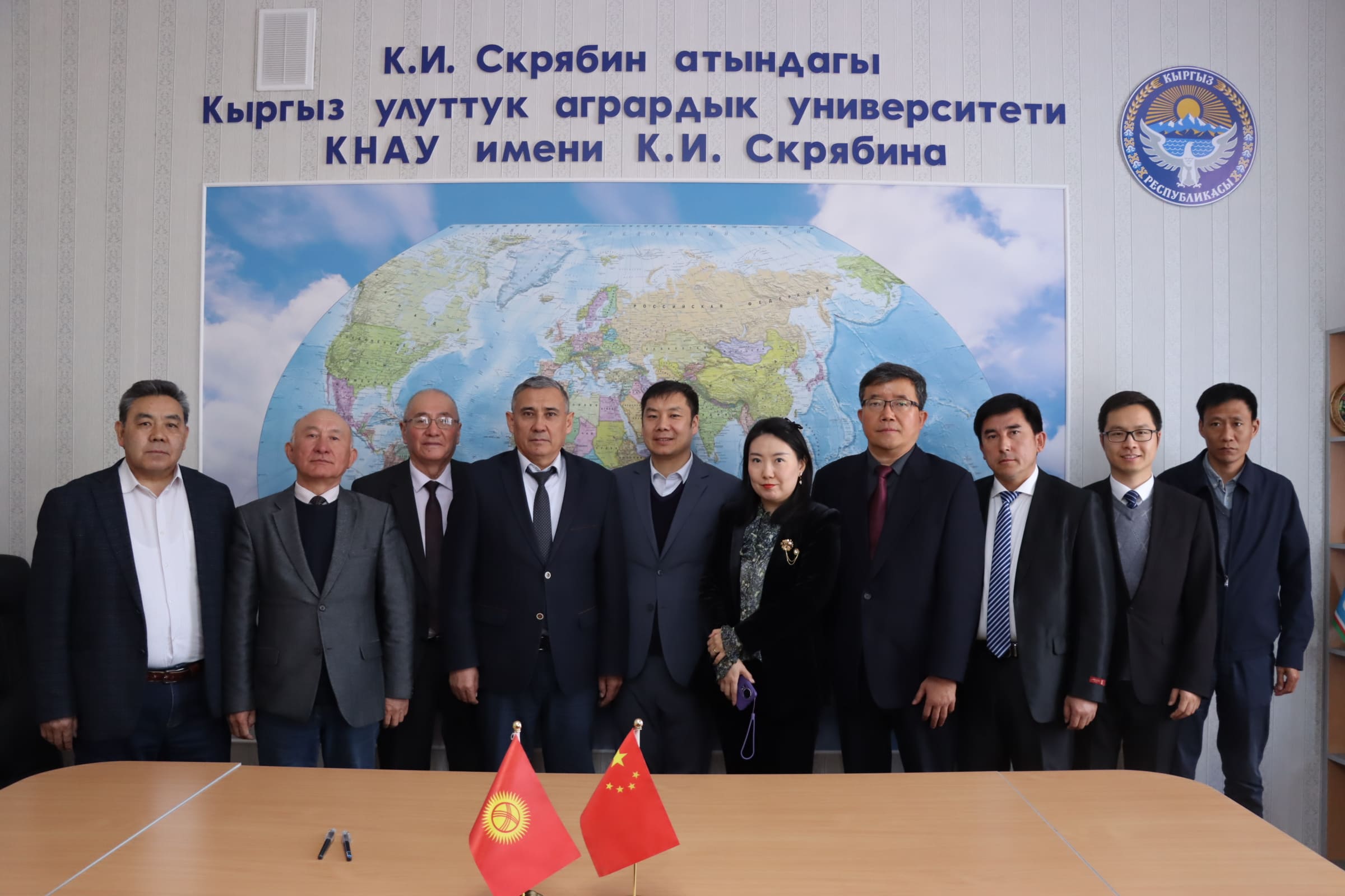 2 апреля 2024 года в КНАУ им. К.И. Скрябина состоялась встреча с представителями Синьцзянской академии сельскохозяйственных наук