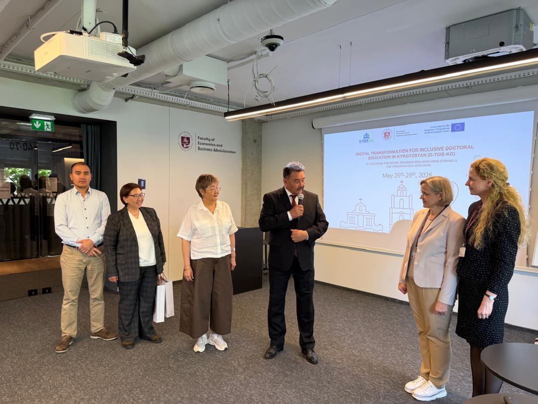 KNAU Representatives Participate in Erasmus+ Study Visit on Digital Transformation of Doctoral Education at Vilnius University